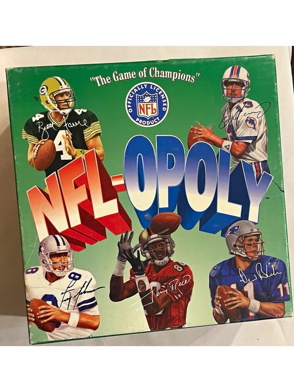 USA*OPOLY NFL-OPOLY Officially Licensed Board Game, Complete, 2+ Players, 8+